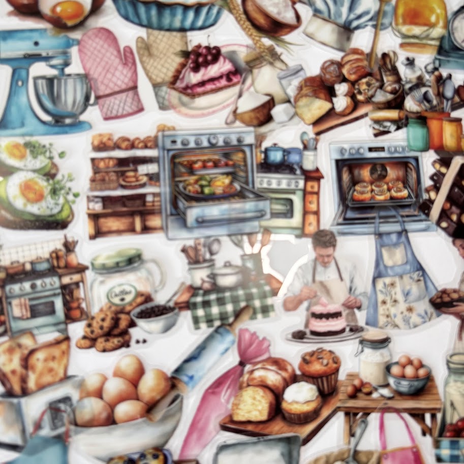 Cozy Kitchen Stickers – Baking & Cooking Aesthetic Sticker Pack