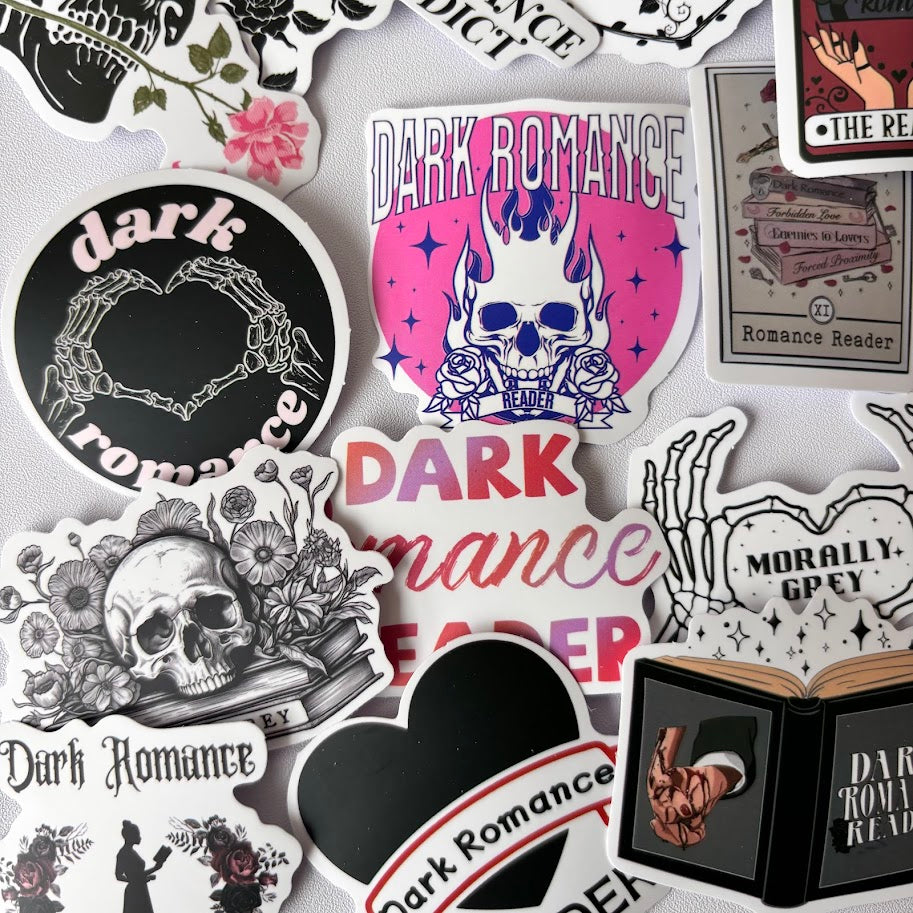 Dark Romance Stickers – Morally Grey Reader Aesthetic Sticker Pack