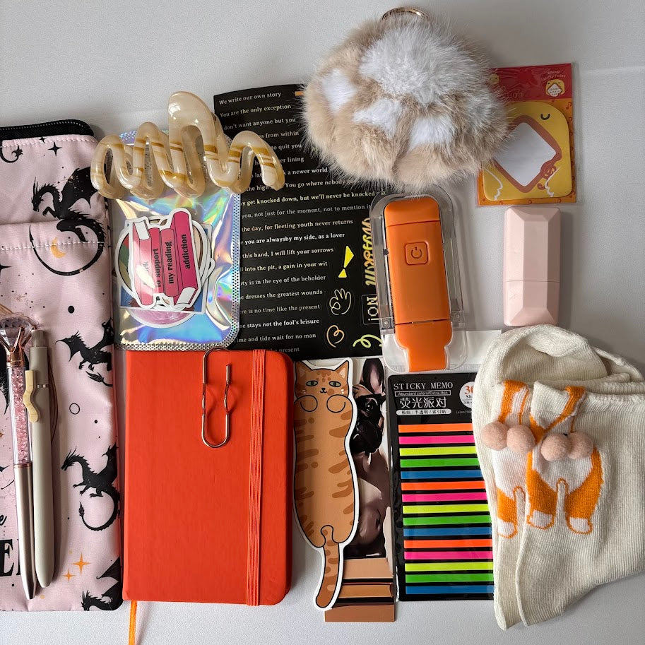 🍊Bookish Orange Gift Set