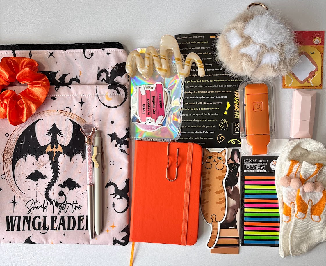 🍊Bookish Orange Gift Set