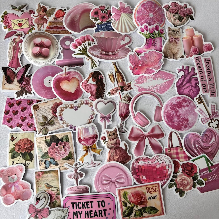 🎀Pink Aesthetic Stickers