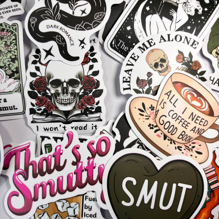 Spicy Book Stickers – Dark Romance & Booktok Sticker Pack