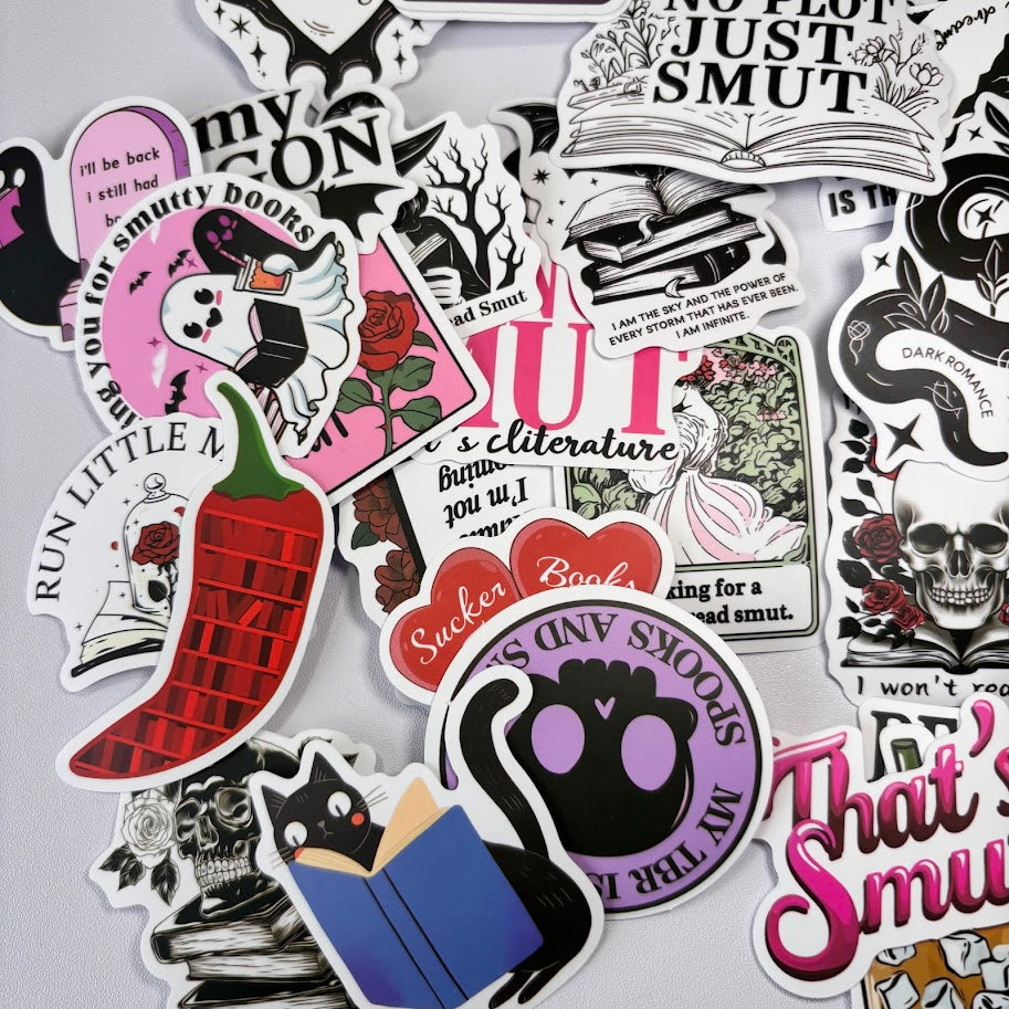 Spicy Book Stickers – Dark Romance & Booktok Sticker Pack