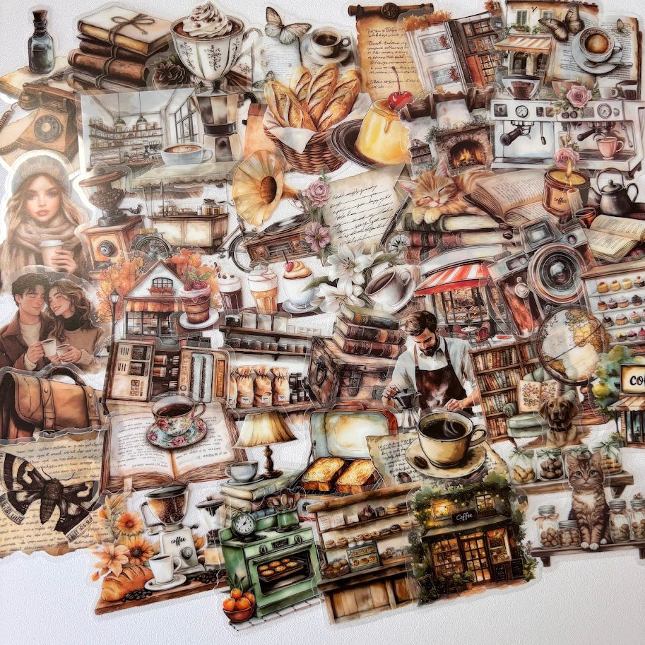 ☕Cozy Café Stickers